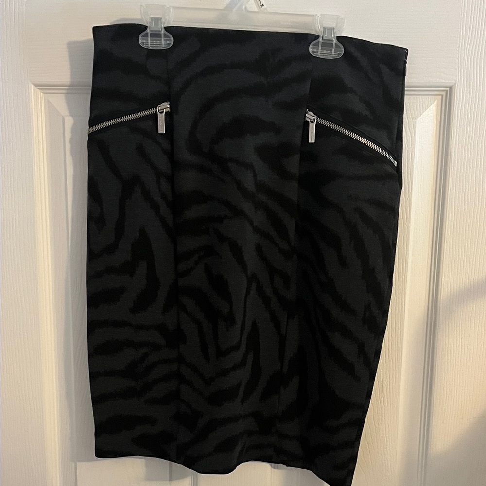Michael Kors Zebra Print Skirt